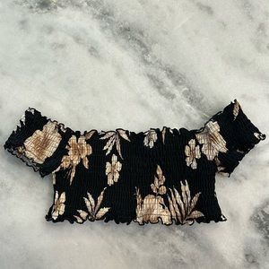 Swim top- Small off the shoulder - PINK brand